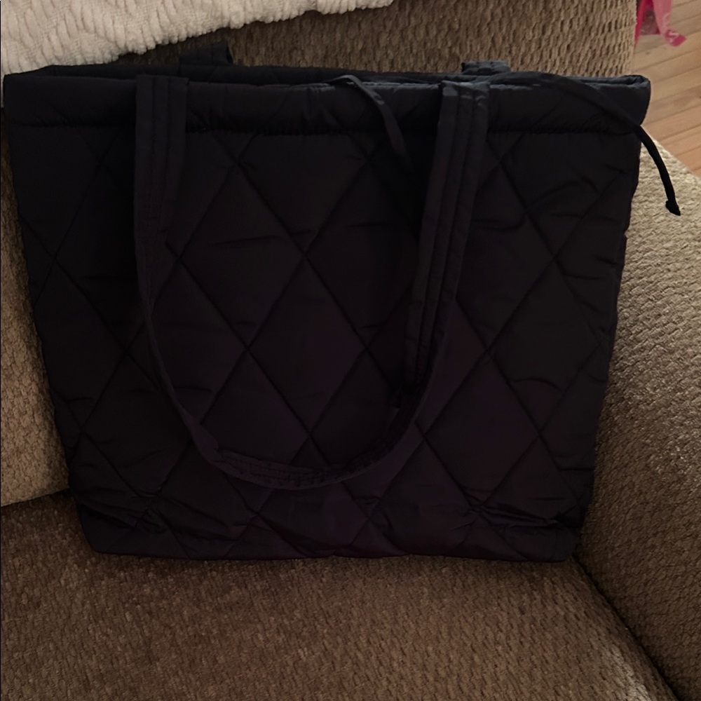 Vera Bradley Black Quilted Tote